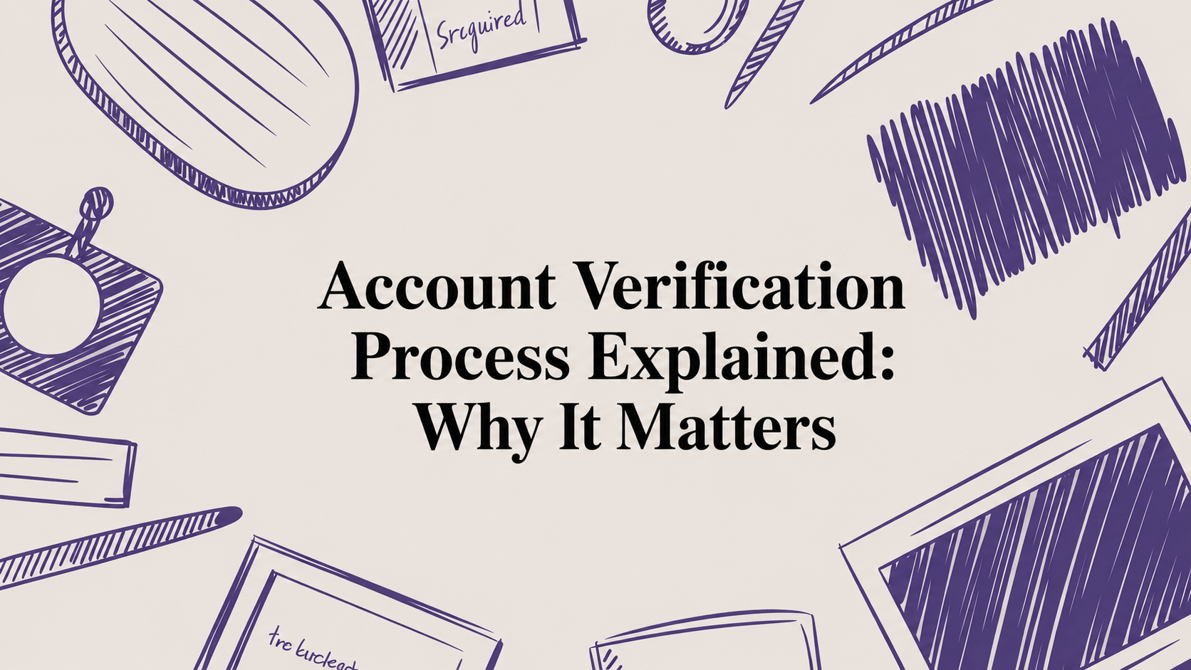Account Verification Process Explained: Why It Matters Image