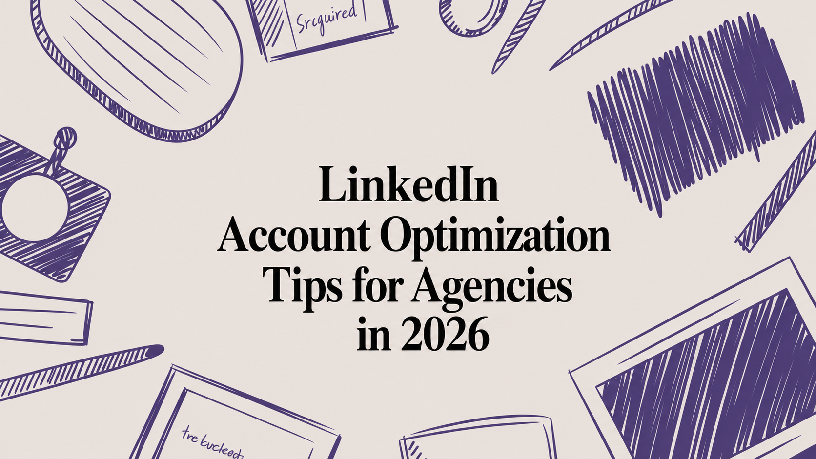 LinkedIn account optimization tips for agencies in 2026