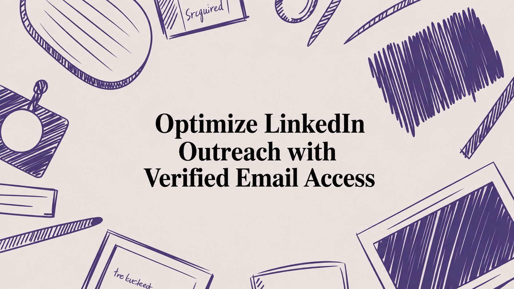 Optimize LinkedIn outreach with verified email access