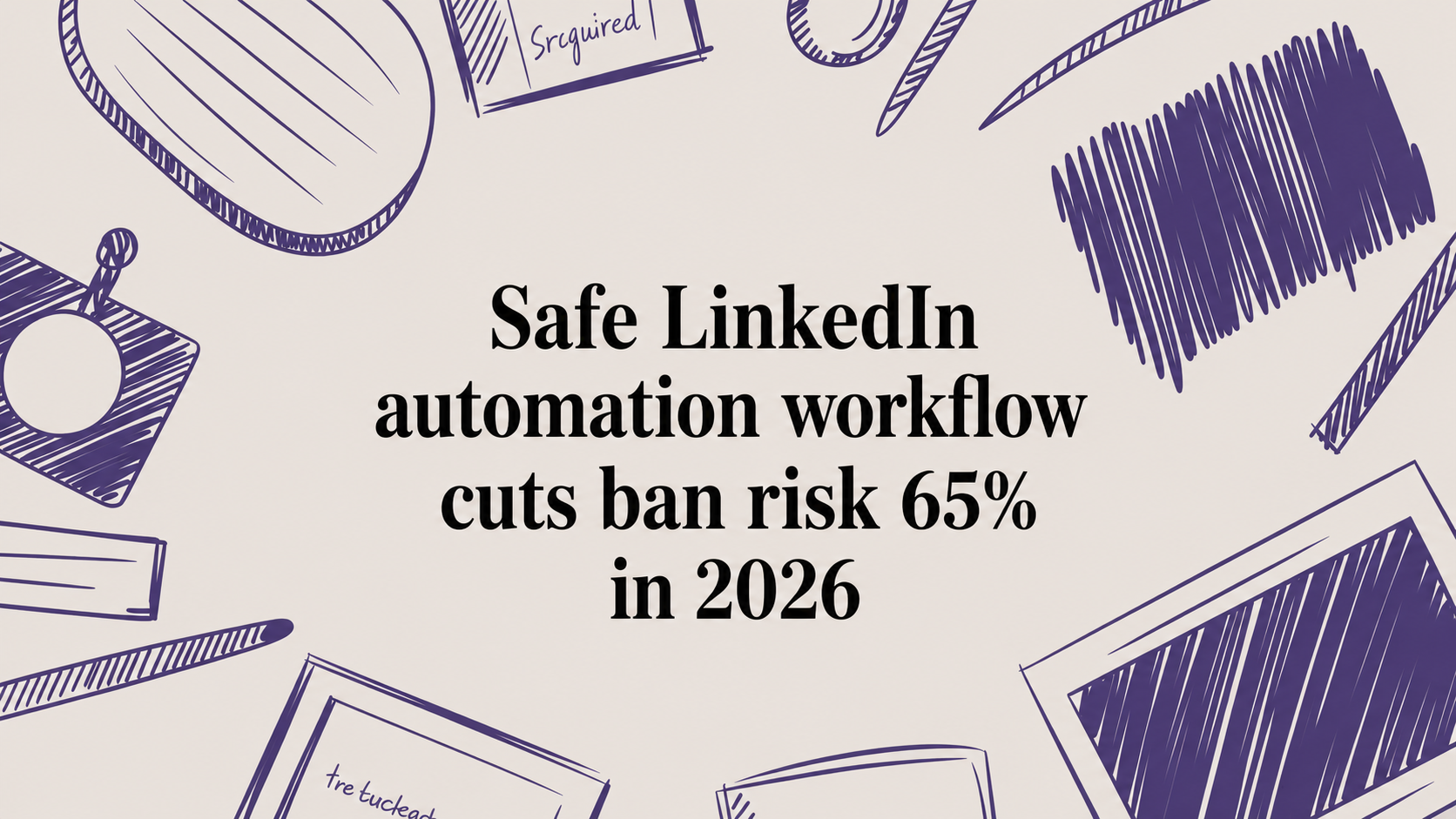 Safe LinkedIn automation workflow cuts ban risk 65% in 2026 Image