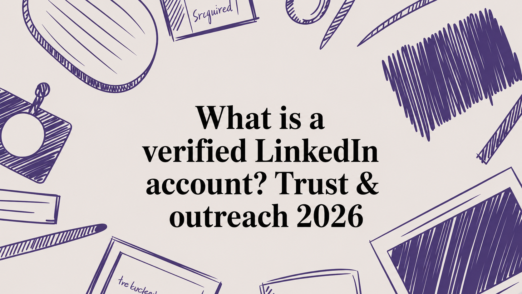 What is a verified LinkedIn account? Trust & outreach 2026 Image