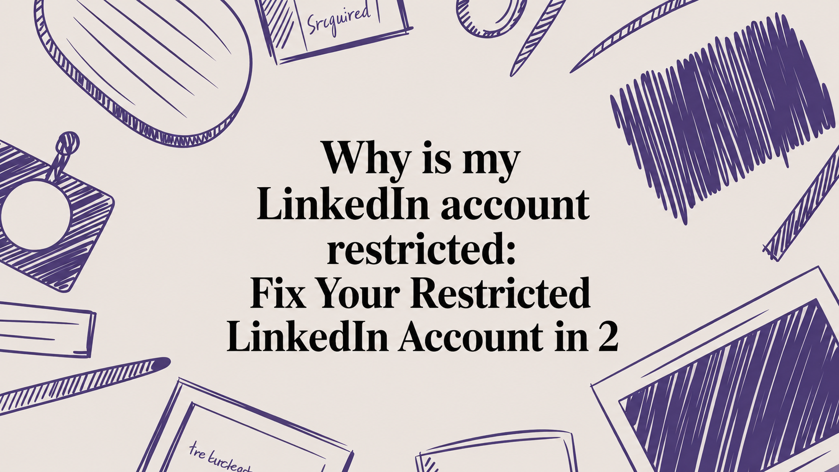 Why is my linkedin account restricted: Fix Your Restricted LinkedIn Account in 2026