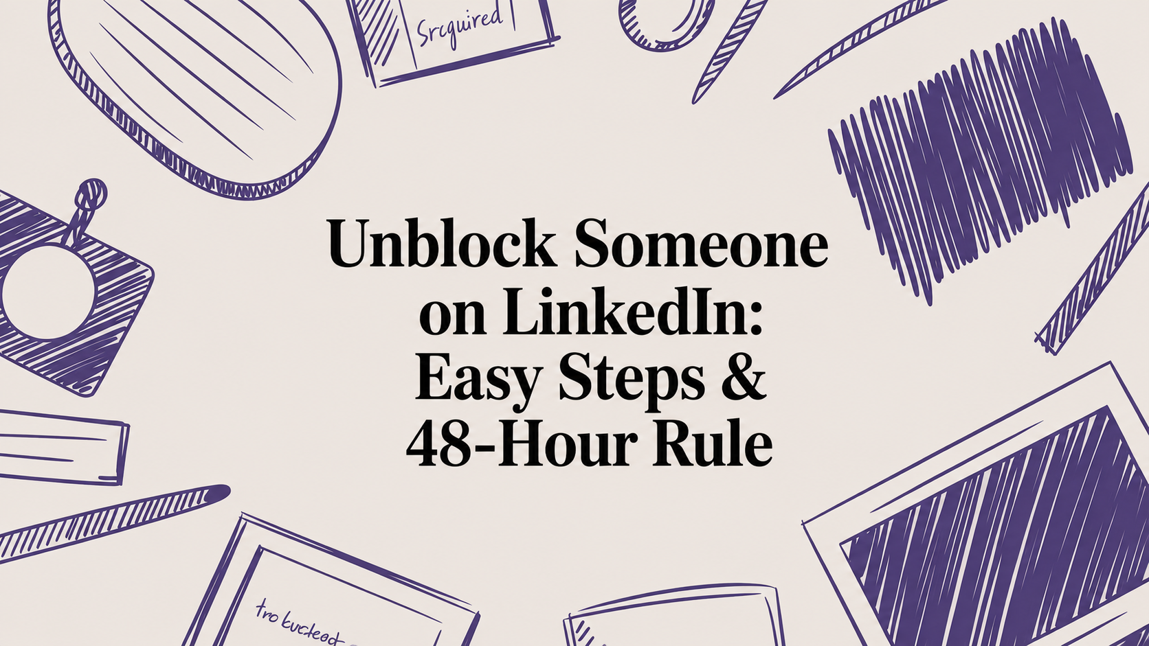 Unblock Someone on LinkedIn: Easy Steps & 48-Hour Rule