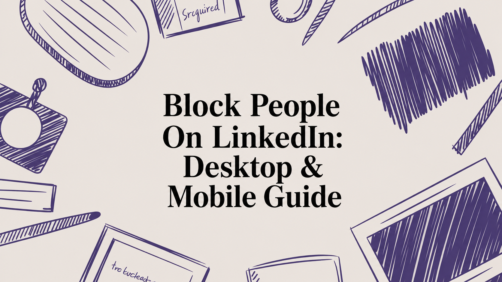 Block People On LinkedIn: Desktop & Mobile Guide Image