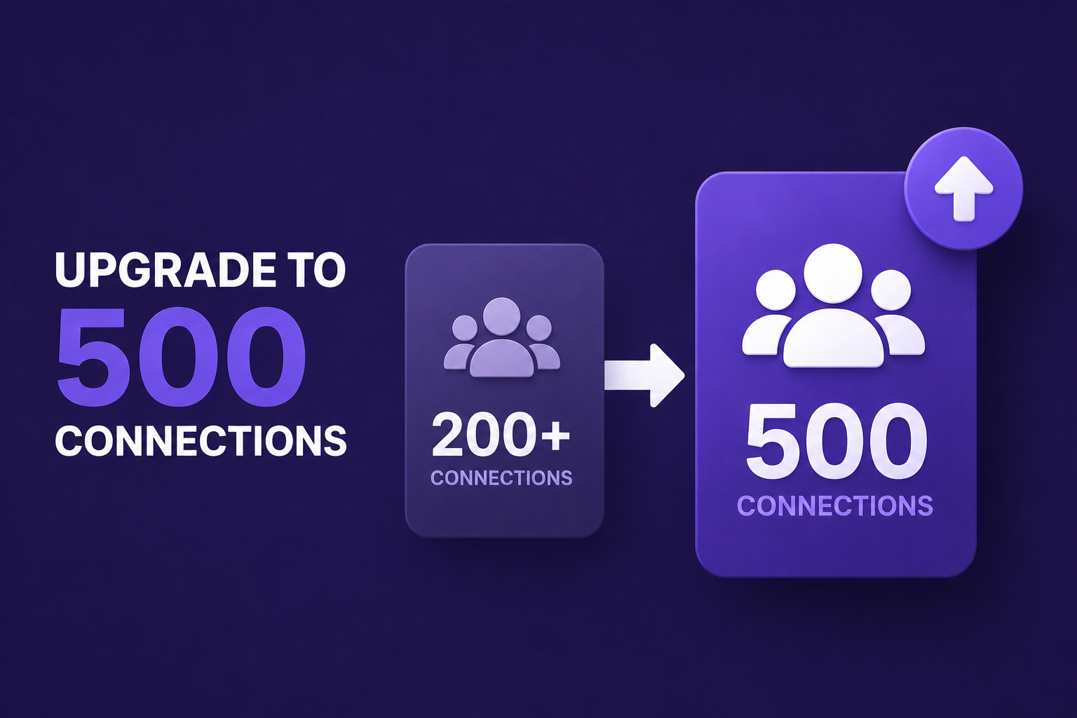 Upgrade from 200 connections to 500 connections
