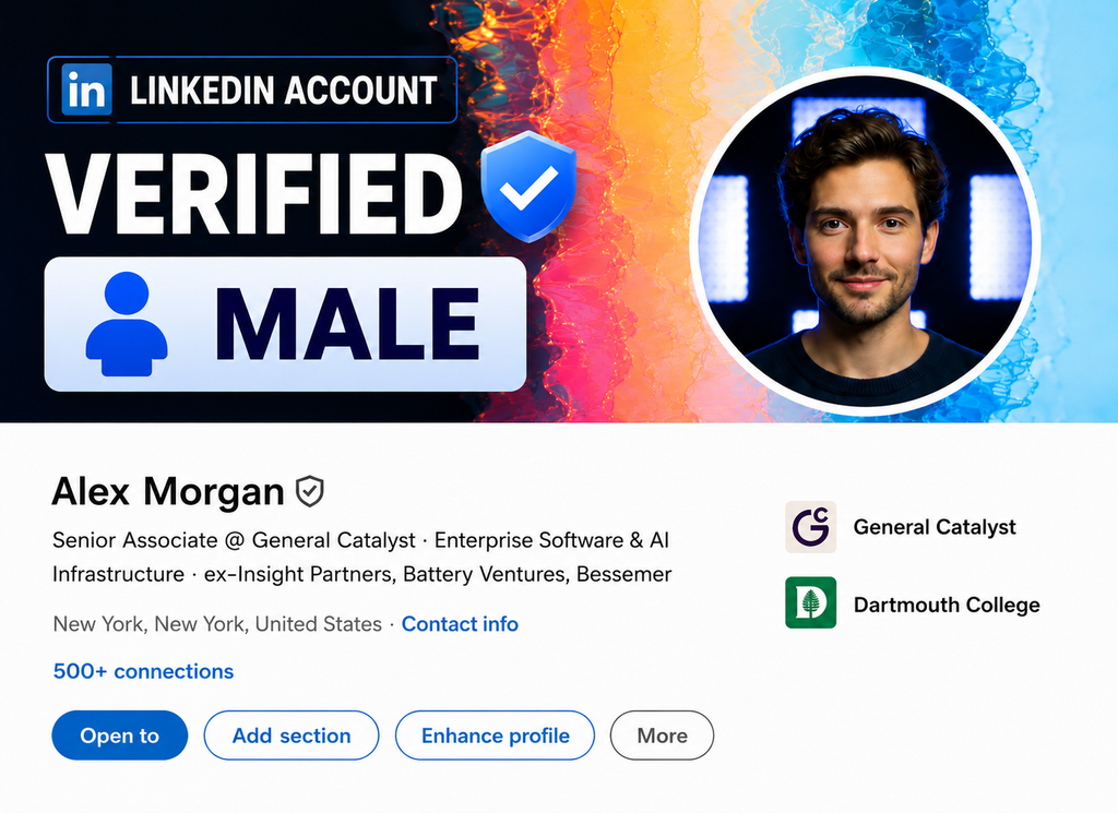LinkedIn Account Verified (Male)