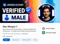 LinkedIn Account Verified (Male)